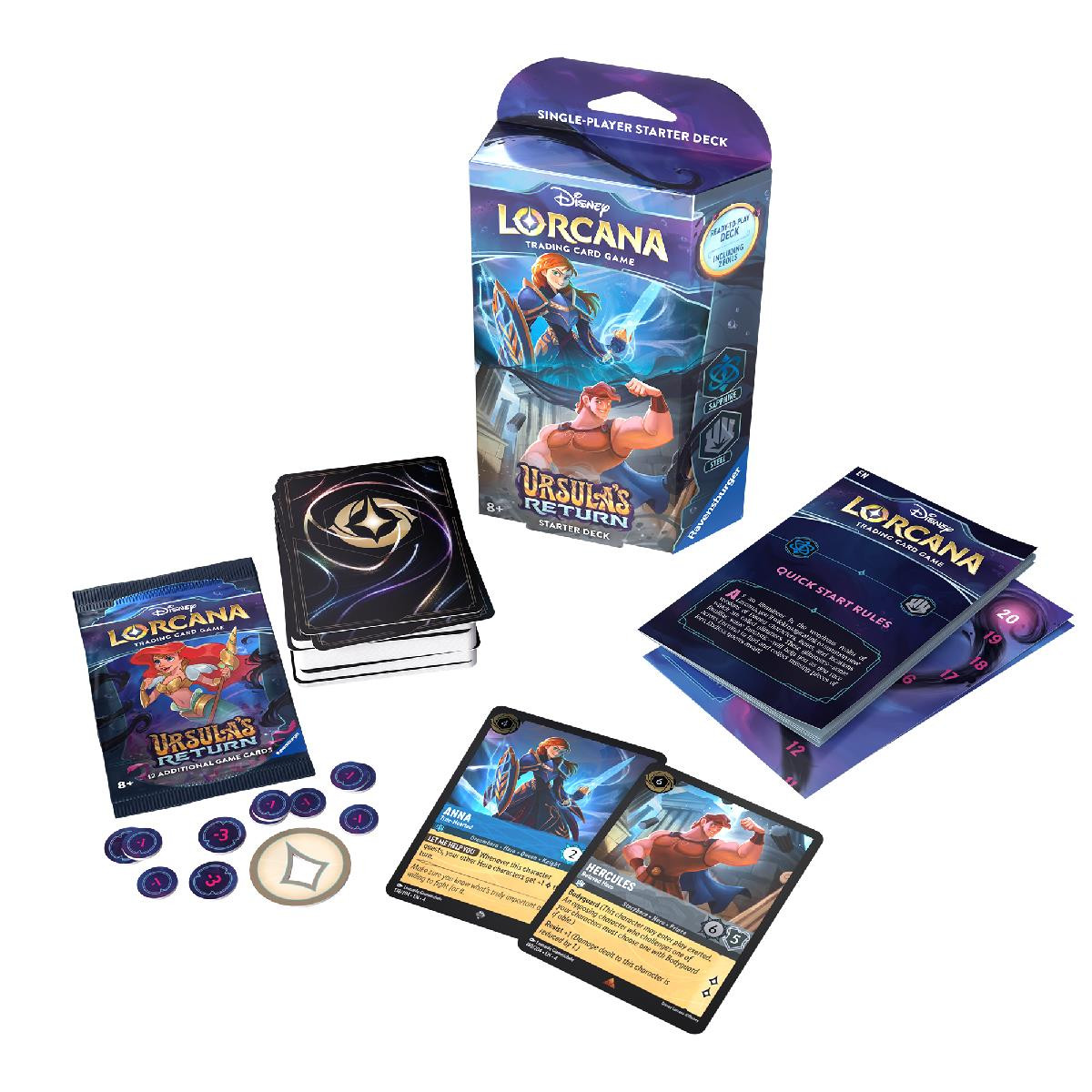 Disney Lorcana TCG: Ursula`s Return - Starter Deck Display (8) - Gotham City Hobbies / BattleCityGym Disney Lorcana TCG: Ursula`s Return - Starter Deck Display (8) - Gotham City Hobbies / BattleCityGym