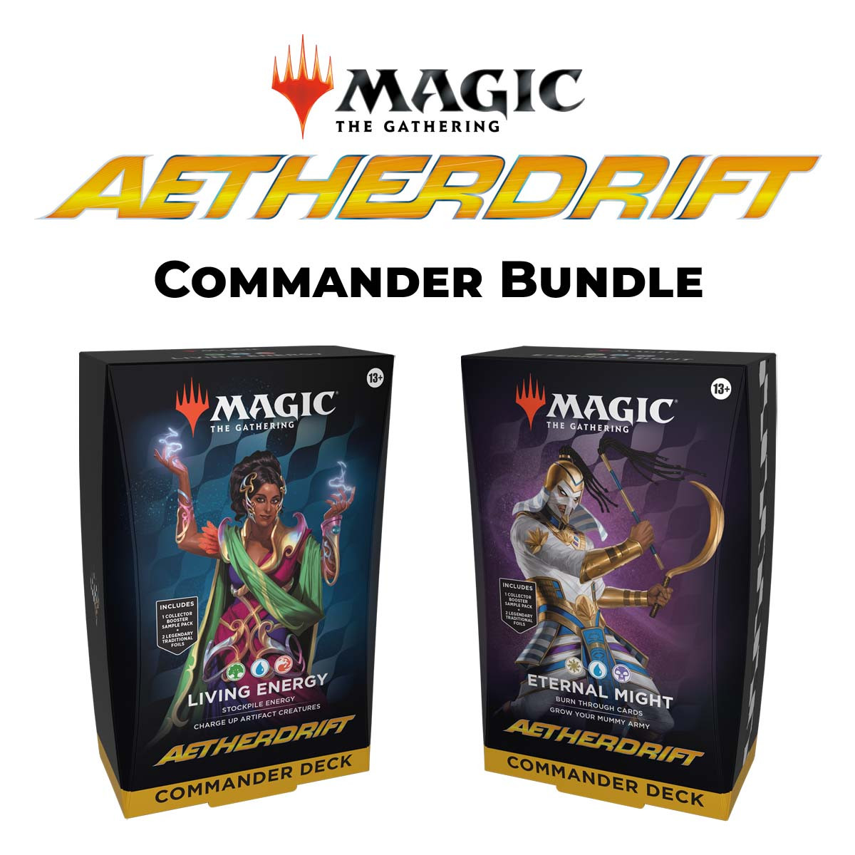 Magic: The Gathering - Aetherdrift Commander Decks (Bundle) - Gotham City  Hobbies / BattleCityGym