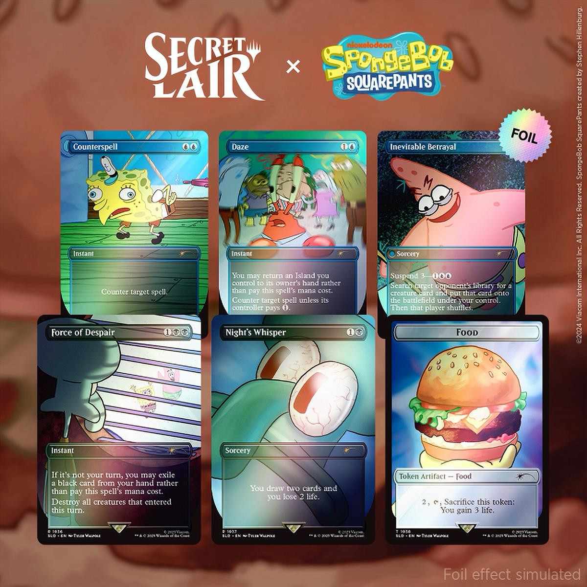 マジック：ザ・ギャザリング MTG Sponge Bob Square Pants Bundle Foil MTG SpongeBob SquarePants Bundle Foil