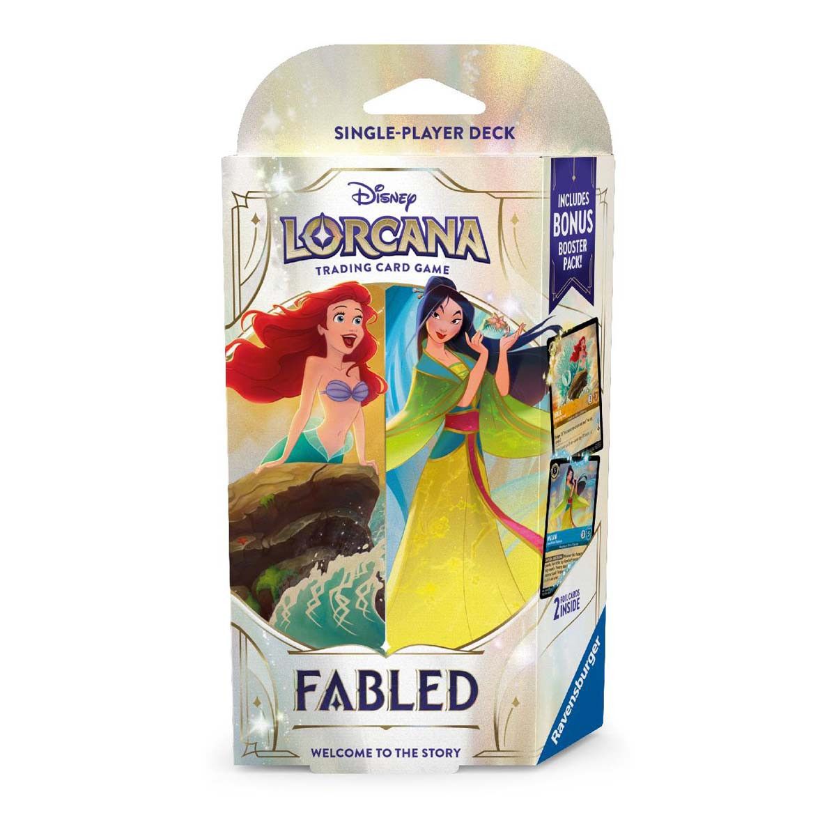 disney lorcana fabled starter deck Showcase Princess Power with Disney Lorcana's New Fabled Starter Deck