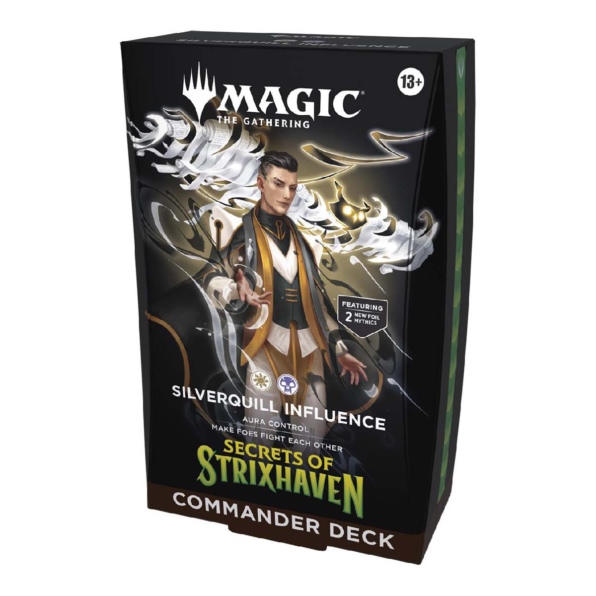 Magic: The Gathering | Secrets of Strixhaven - Commander Deck (Silverquill Influence) - Gotham City Hobbies / BattleCityGym Magic: The Gathering | Secrets of Strixhaven - Commander Deck (Silverquill Influence) - Gotham City Hobbies / BattleCityGym