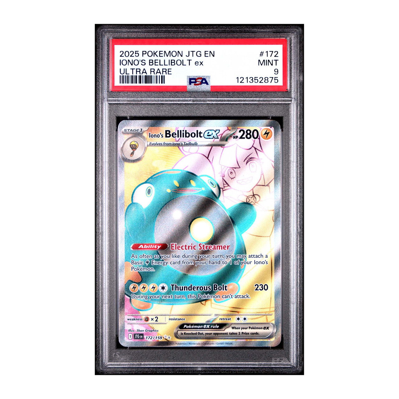 2025 Pokemon EN-Journey Together Iono's Bellibolt ex #