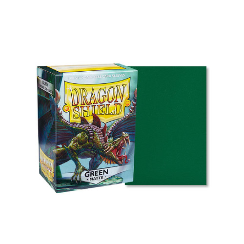 Dragon Shield - Green - Matte Sleeves - Standard Size