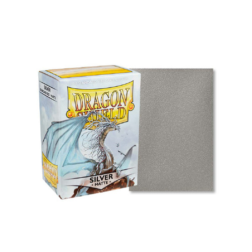 Dragon Shield - Silver - Matte Sleeves - Standard Size