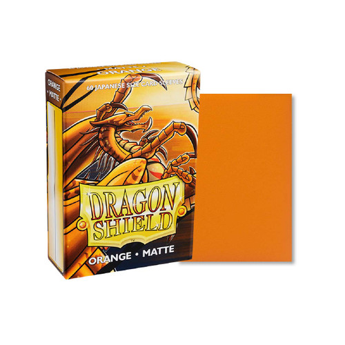 Dragon Shield - Orange - Matte Sleeves - Japanese Size