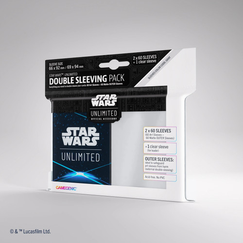 Star Wars™: Unlimited Double Sleeving Pack - Card Back Blue