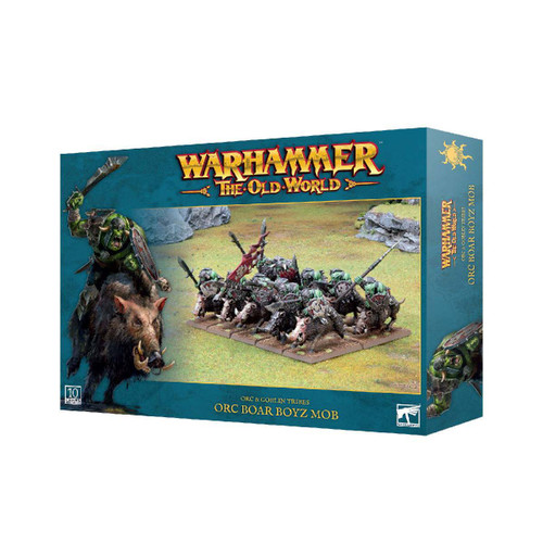 Warhammer The Old World: Orc and Goblin Tribes: Orc Boar Boyz Mob