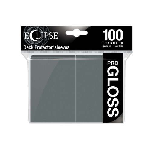 Eclipse Gloss Standard Sleeves: Smoke Grey 100ct