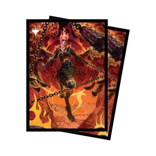 Adventures in the Forgotten Realms 100ct Sleeves V4 featuring Zariel, Archduke of Avernus for Magic: The Gathering