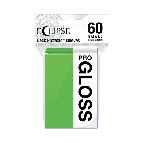 Eclipse Gloss Small Sleeves: Lime Green 60ct