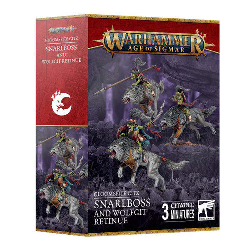 Warhammer AOS - Gloomspite Gitz: Snarlboss and Wolfgit Retinue