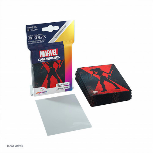 Marvel Champions Sleeves: Black Widow