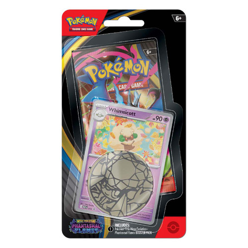 Pokémon TCG: Mega Evolution—Phantasmal Flames Checklane Blister(Whimsicott)