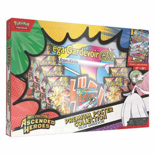 Pokémon TCG: Mega Evolution - Ascended Heroes Premium Poster Collection (Mega Gardevoir)