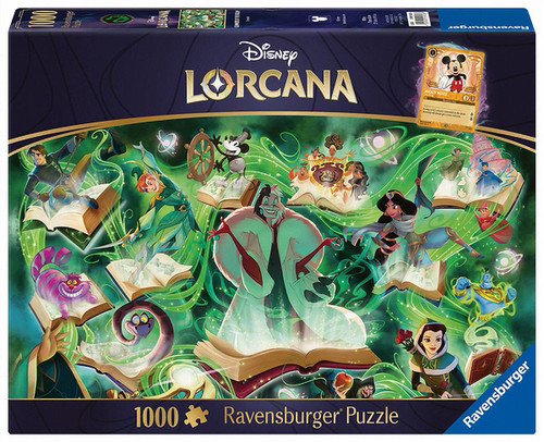 Disney Lorcana: Glimmers of the Realm - Emerald 1000 Piece Puzzle