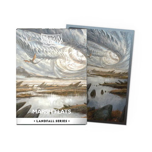 Dragon Shield Sleeves: Standard DUAL- Matte 'MTG Landfall Series- Marsh Flats' Art (100 ct.)