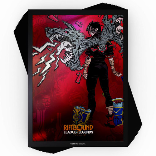 Riftbound: League of Legends Unleashed Art Sleeves - Vi, Piltover Enforcer