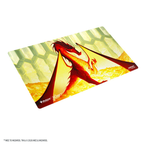 Magic: The Gathering | The Hobbit Shiny Playmat - Smaug the Golden