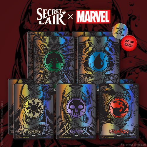 Secret Lair Drop: Secret Lair x Marvel's Spider-Man: Mana Symbiote - Raised Foil Edition