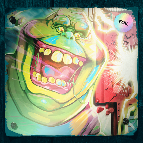 Secret Lair Drop: Secret Lair x Ghostbusters: Slimer - Rainbow Foil Edition