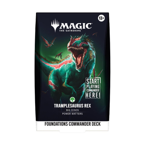 Magic: The Gathering® | Foundations Commander Deck - Tramplesaurus Rex