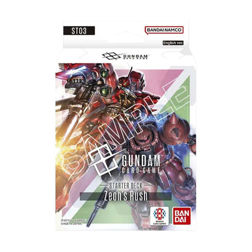 Gundam TCG—Starter Deck 03: Zeon's Rush