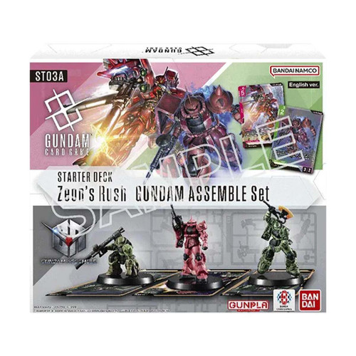 Gundam TCG—Starter Deck 03: Zeon's Rush - Gundam Assemble Starter Set