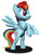 My Little Pony Themed Deep Cuts ™ Unpainted Miniatures: Rainbow Dash