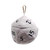 D20 Plush Dice Bag - White