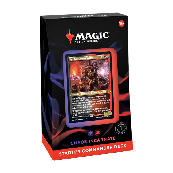 Starter Commander Deck - Chaos Incarnate (Black-Red)