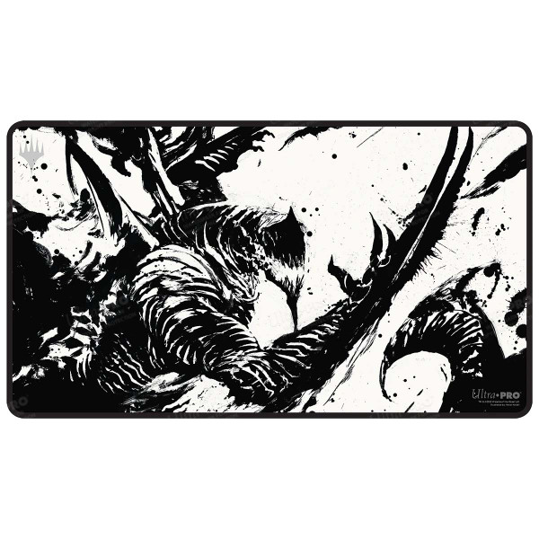 March of the Machine Urabrask Black Stitched Standard Gaming Playmat for Magic: The Gathering