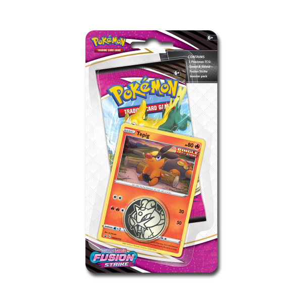 Pokemon TCG: Sword & Shield - Fusion Strike Checklane Blister (Tepig)