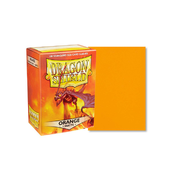 Dragon Shield - Orange - Matte Sleeves - Standard Size