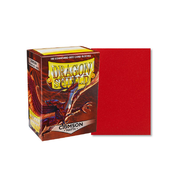 Dragon Shield - Crimson - Matte Sleeves - Standard Size