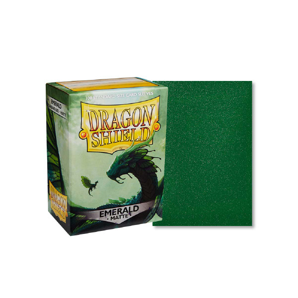 Dragon Shield - Emerald - Matte Sleeves - Standard Size