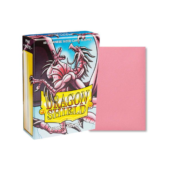 Dragon Shield - Pink - Matte Sleeves - Japanese Size