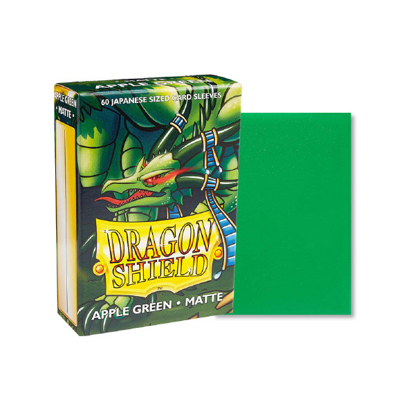 Dragon Shield - Apple Green - Matte Sleeves - Japanese Size