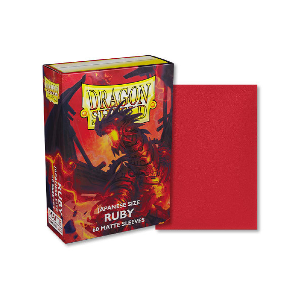 Dragon Shield - Ruby - Matte Sleeves - Japanese Size