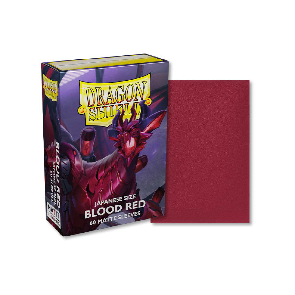 Dragon Shield - Blood Red - Matte Sleeves - Japanese Size