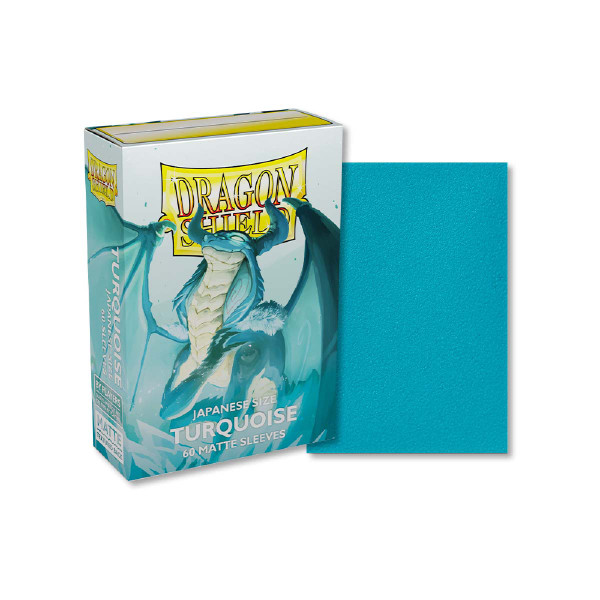 Dragon Shield - Turquoise - Matte Sleeves - Japanese Size