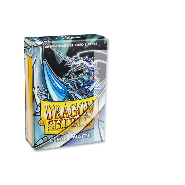 Dragon Shield - Clear - Matte Sleeves - Japanese Size