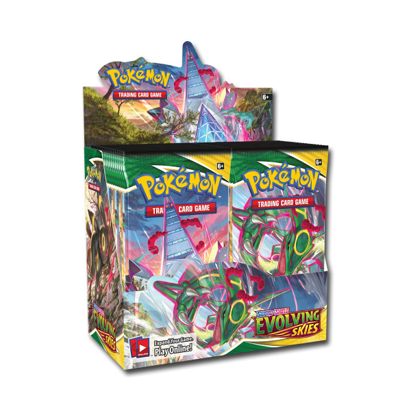 Pokémon TCG: Sword & Shield—Evolving Skies Booster Display