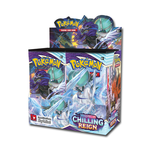 Pokémon TCG: Sword & Shield—Chilling Reign Booster Display