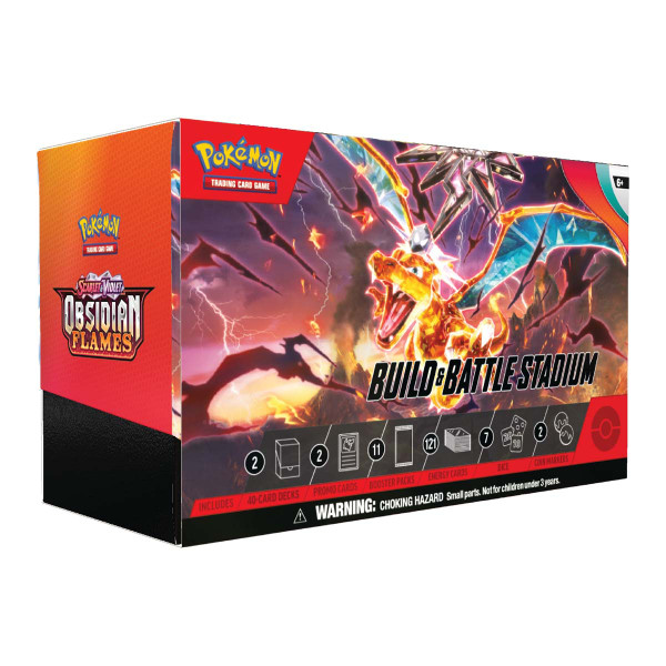 Pokémon TCG Scarlet & Violet—Obsidian Flames Build & Battle Stadium