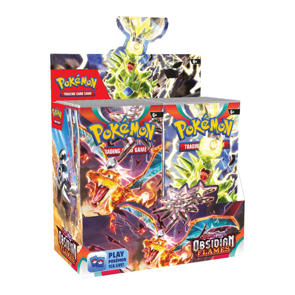 Pokémon TCG Scarlet & Violet—Obsidian Flames - Booster Display