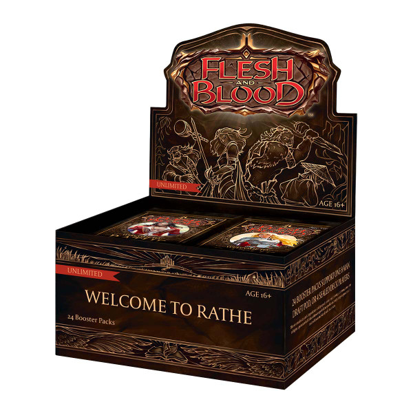 Flesh and Blood TCG: Welcome to Rathe - Unlimited Booster Display
