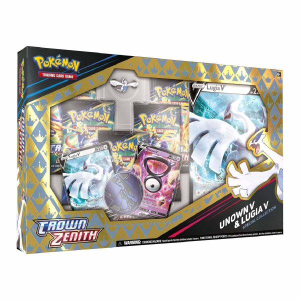 Pokémon TCG Crown Zenith—Unown V and Lugia V Special Collection