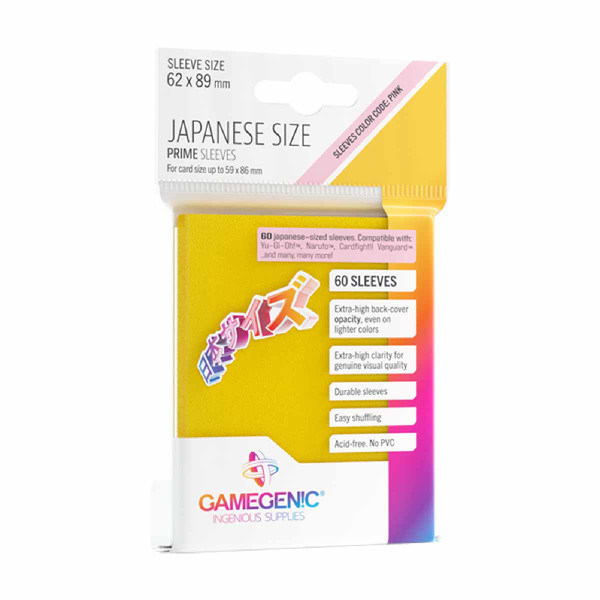 PRIME Japanese Sized Sleeves Yellow