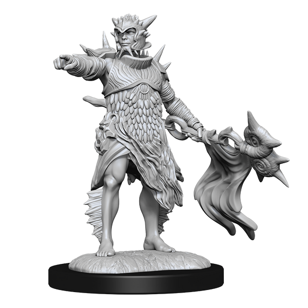 Magic the Gathering Unpainted Miniatures: Coralhelm Commander & Halimar Wavewatch (Merfolk)