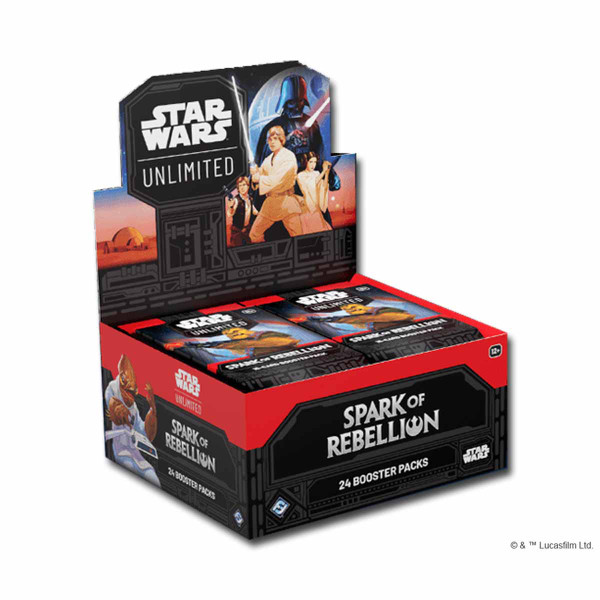 Star Wars™: Unlimited - Spark of Rebellion Booster Display